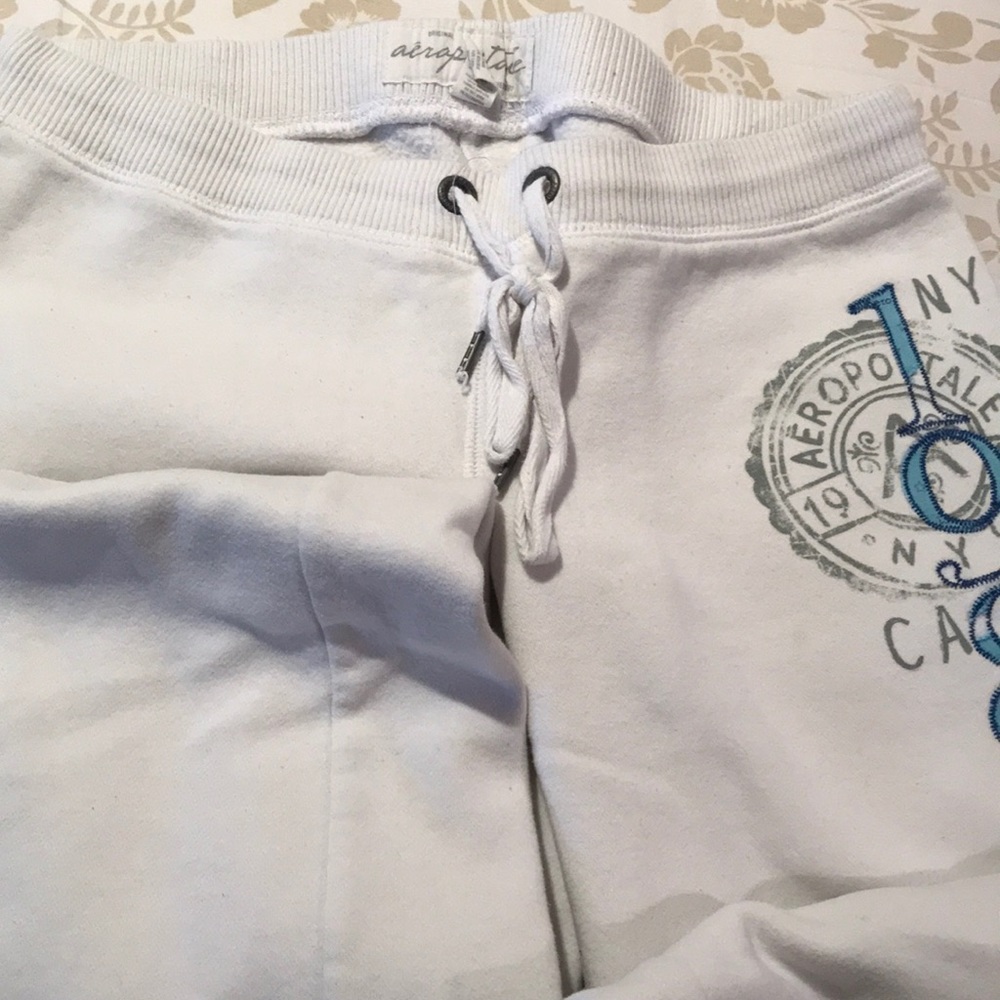 White sweatpants
